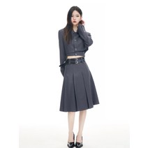 프레피룩 옷 플리츠 주름 치마 선미 숏 패션 해린 아이돌 플레어 윤아 빈티지 윈터
