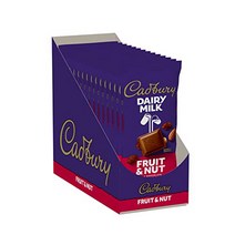 CADBURY DAIRY MILK Fruit Nut Milk Chocolate with Raisins and Almonds Candy Individually Wrapped 3, 1