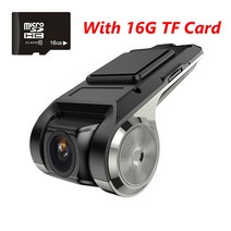 JC 무선 멀티 카플레이 Podofo-USB ADAS 자동차 DVR 대시 캠 DVD 안드로이드 플레이어 네비게이션 플로팅, 02 ADAS DVR 16G Card