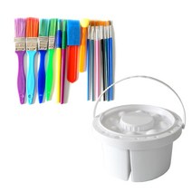 비비드 붓 15종 + 팔렛트 물통