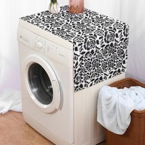 김치냉장고덮개 전자레인지 드럼 세탁기커버 녹색 잎 냉장고 천으로 단일 도어 먼지 커버 마이크로 웨이브, 12 LN62_03 M 45X130cm