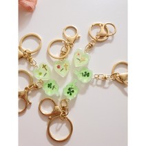 [공방 수] 네잎클로버키링(야광)