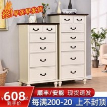 이태리금장가구 명화 위스키 유럽식 오두장 원목 심플 모던 수납장 서랍장 미국식 거실, 18 다크브라운+화이트5두, 01 복장을 갖추다