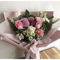 부산꽃집 중형꽃다발 여자친구선물 해운대구꽃배달 기념일꽃다발, 해운대구/용호동/엄궁