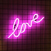 어반LED 어반 LED BIG 네온사인 네온조명 무드등 시리즈 8종, F [BIG] 러브 LOVE