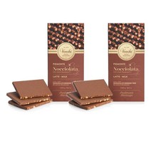 벤치 밀크 초콜릿 헤이즐넛 피에몬테 800g Venchi Maxitableta de Chocolate Leche Avellanas Piamonte, 2팩