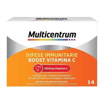 MULTICENTRUM 다중 중심 방어는 비타민 C 비타민 C와 미네랄 소금을 곁들인 식품 보충제를 향상 시키면 체계의 기능 14 향 주머니의 기능을 도와줍니다., 4개