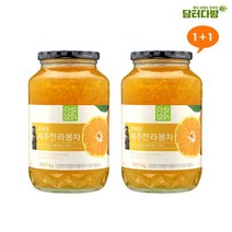 [모비딕컴퍼니] 스페셜브랜드차 차 선물용차 꽃샘선물 당침유자차 가정용티 전통유자차 꿀차, 잇★ (원플러스원) 초록원 제주한라봉차 1kg 액상차, [좋아요]