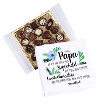 독일직구 아버지의 날을 하트 & 홈 린드 초콜릿 박스 - 친애 아빠 - 마법에 걸린 헌신, 상세참조, 수량