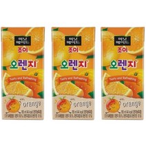 코카콜라 미닛메이드 조이 오렌지맛 195ml 15개 조이 오렌지 주스
