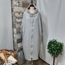 상상그이상 여성용 국내제작 기모 롱집업 원피스 빅사이즈 체형커버 따뜻한 부드러운 특양면소재 가성비 좋은 고급 퀄리티 밑단트임 편안한 임산부추천 가볍게 걸치기 좋은 아우터