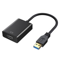 ㅰ∮USB 3.0 TO HDMI 컨버터 외장그래픽카드 노트북 영상케이블 USB젠더 변환∮θ_EA, Þ바로이것Þ, 옵션없음($#%)