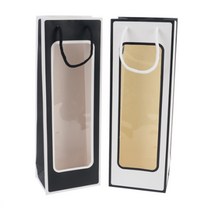 직사각형 투명 창 선물상자 술 샴페인 사케 정종 포장, 화이트