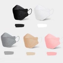 KF94 컬러 마스크 대형100매 국산, 그레이