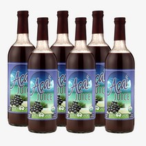 노스쇼어 유기농 아사이주스 750ml 6병 아사이베리, 6개, 단품없음
