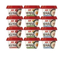 동원 양반 쇠고기죽4개+야채죽4개+참치죽4개, 288g, 9개