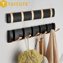 샌드백 거치대 접이식 벽걸이 후크 가지 방법 설치 코트 옷 수건 홀더 욕실 주방 색, 실버 골드 1 후크