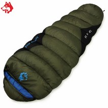 침낭 JUNGLE KING CY0903 Hiking Camping Sleeping Bag Outdoor Journey Trekking Travelling Hollow Fiber, 04 육군 녹색