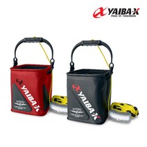 우기마켓 야이바엑스 신상품 접이식 두레박 18cm 21cm 24cm, 레드