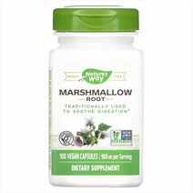 마쉬멜로우 뿌리 Marshmallow Root 480mg 100 베지캡