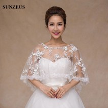 웨딩볼레로 드레스볼레로 드레스숄 레드/보리 레이스는 신부 웨딩 볼레로 여자 드레스 액세서리 목도리 이