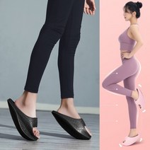 여자 다이어트 운동 슬리퍼 스트레칭 실내화 지압 샌달, 핑크, 1개, 핑크