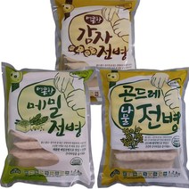 아하만두 1봉+1봉 메밀전병1.2kg+곤드레전병1.2kg, 메밀전병1.2kg+메밀전병1.2kg, 1개