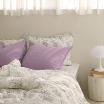 플로럴 오가닉코튼 베딩 세트 [그레이]