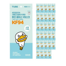 카카오프렌즈 튜브 페이스 브이마스크 소형 KF94, 30개입, 2개, 화이트
