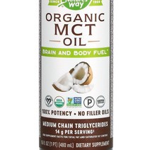 네이쳐스 웨이 MCT 오일 OIL 엠씨티 액상 480ml(16fl oz), 48016정, 1개, 480ml