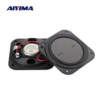 진공관스피커 Aiyima 2pcs 3 인치 80mm 전체 범위 오디오 스피커 8 옴 15w 네오디뮴 확성기 초박형 bmr 방수 평면 스피커, 없음