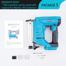 전기타카 실타카 콘크리트 타카 대타카20V Electric Nail Gun Stapler Framing Tacker Furniture Woodworki, 01 No Battery