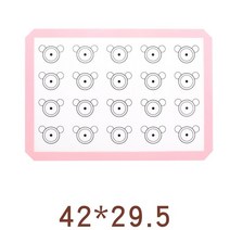 베이킹매트 반죽매트 패드 마카롱 실리콘 카펫 40x3060x40 비 스틱 오븐 요리 롤링 도구 bakeware 과자 액세서리, 40x30cm 20서클
