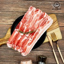 삼겹살 대용량 돼지고기 수입 구이 수육 3kg, 숯불용(10mm~12mm)