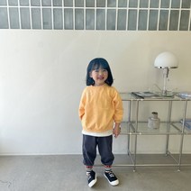 로미앤줄리 유아 맨투맨 남아 여아 레터링 티셔츠