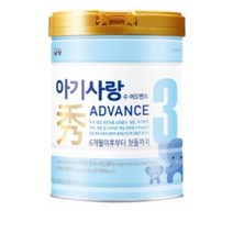 남양유업 아기사랑 수 어드밴스 분유 3단계, 750g, 49개