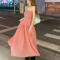 그녀의 신발 린다 롱원피스 핑크