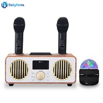 네베프 블루투스 스피커 듀엣 노래방 마이크 SW-NBF9000 휴대용 무선 노래반주 D