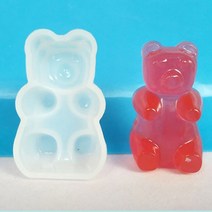 향초만들기 곰돌이모양틀 곰돌이몰드 방향제만들기 비누만들기 하리보 실리콘몰드 실리콘틀, 2-곰돌이몰드-대