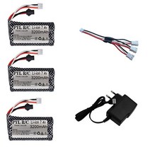 WPL MN99S D90 U12A S033g Q1 H101 7.4V 3200 배터리에 대 한 7.4V 18650 mAh Lipo 배터리 Rc 보트에 대 한 SM 자동차 탱크 Dro, [11] SILVER