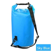 남자 여자 카약 배낭 PVC 방수 3L 5L 10L 15L 20L 30L 야외 수영 가방 다이빙 압축 저장 드라이, SKy Blue