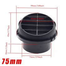스텐주름관 air vent ducting t l 조각 엘보우 파이프 출구 배기 커넥터 조이너 webasto eberspaecher 디젤 주차 히터 액세서리, 1-75mm
