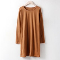 아이우먼 심플 롱롱 무지 티 WW2928M210 빅사이즈