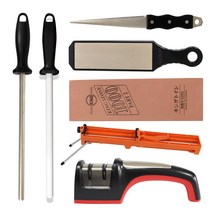 칼갈이 칼갈기 칼연마 야스리 봉타입 연마석 숫돌 숫돌집 숫돌받침대, 3-1 만능 칼갈이 KKS-01