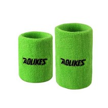 손목운동기구 전완근운동 파워볼 악력기 체육관 요가 코튼 땀 손목 밴드 스포츠 지지대 테니스 배드민턴 달리기 1 개, 8cm, Green