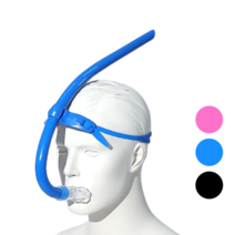 센터 프론트 스노클 성인 스노클링 수영용품 오픈워터 수영강습용, 블루