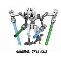 중국레고 테크닉 호환 R2D2 BB8 C3PO R4P17 K2SO IG88 전투 버즈 드로이드 빌딩 블록 K3PO 일반 Grievous 벽돌 액션 피규어 장난감, N-C033