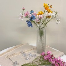 블레스블룸 코스모스 조화 5칼라 인테리어 소품 조화꽃, 코스모스번들(옐로우)