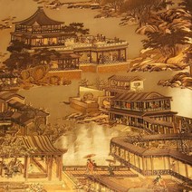 금장벽지 중국벽지(6S323) 인테리어, 금색