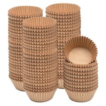 1000피스 천연 컵케이크 라이너 머핀 라이너 냄새 없음 식품 등급 베이킹 컵(표준 사이즈) qiqee